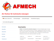 Tablet Screenshot of afmech.com